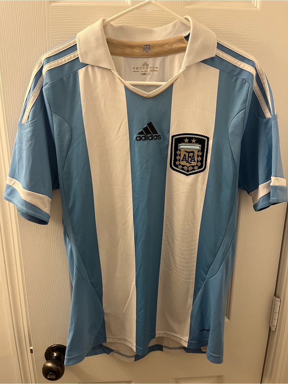 Adidas Argentina 2012 Home Jersey Mens Small